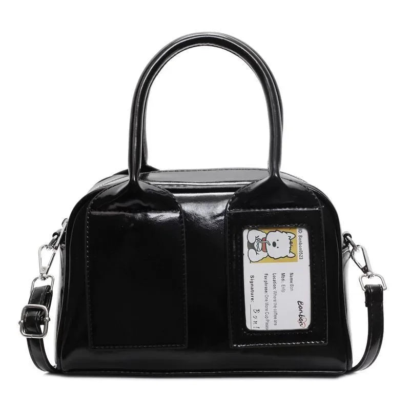 Itbag Small Crossbody Shoulder Bag For Women With Photo Card Holder Niche Design Boston Pillow Style Groupie Merch Handbag