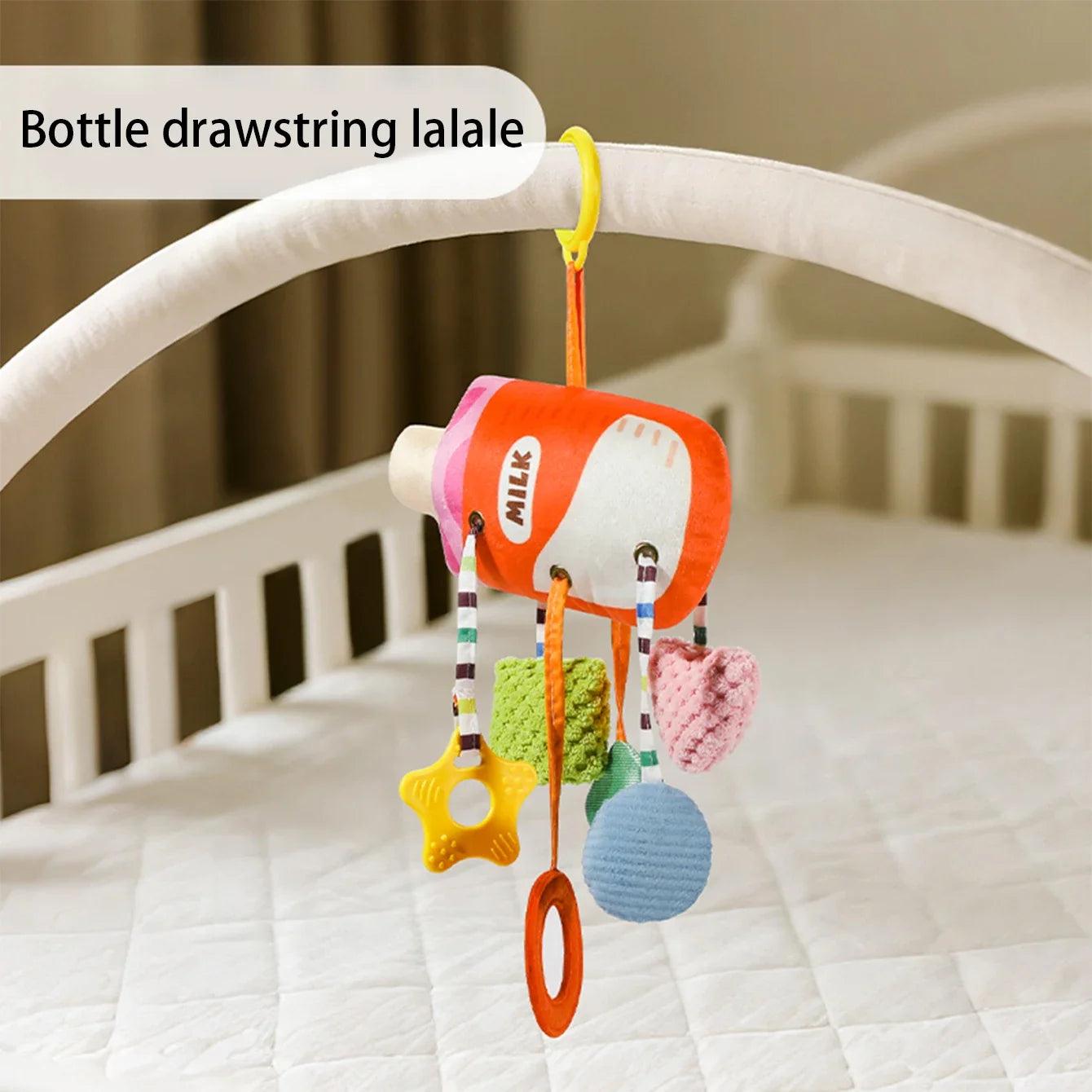 Newborn 0-12 Months Baby Plush Stroller Toys Baby Rattles Mobiles Cartoon Animal Hanging Bell Educational Baby Toys Speelgoed