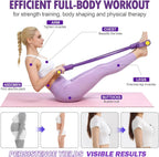 Pedal Resistance Band Tensioner Multi-Functional Household Gym Fitness Equipment Yoga Abdominal Strengthening Tension Rope
