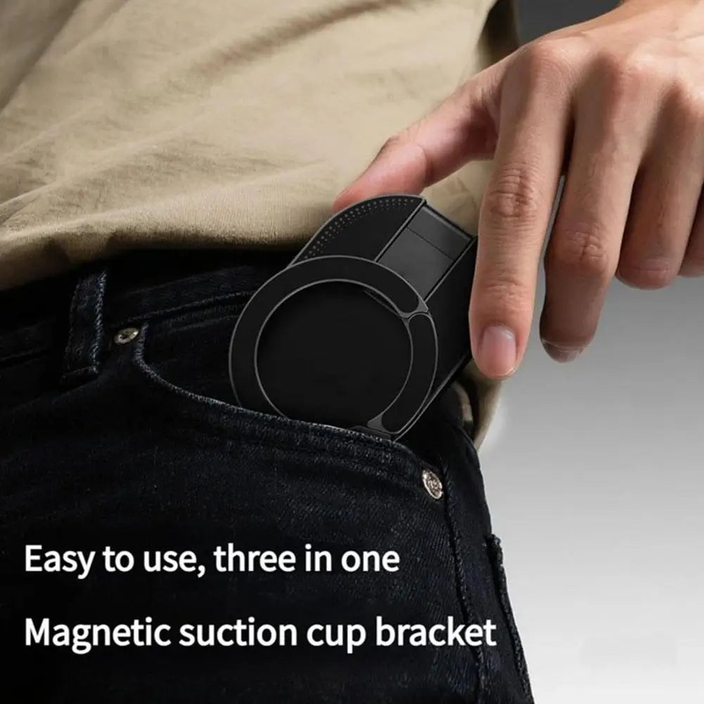 Suction Cup Magnetic Phone Holder Foldable Rotatable Multifunctional Stable Vacuum Suction Car Mounted ﻿