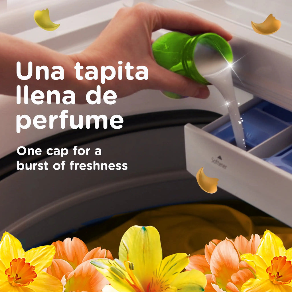 Intense fabric conditioner deeply softens all fabrics while locking in clean, pure fragrance. It effectively fades tough lingering odors, reduces static and smooths rough textiles