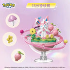 New Keeppley Original Pokemon DIY Building Blocks Toys Cartoon Eevee Family Planet Series Assembly Model Ornaments Toy Fans Gift