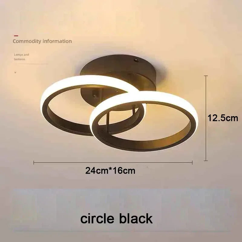 LED Strip Aisle Ceiling Lights Modern Minimalist Living Room Lamps For Balcony Entrance Staircase Home Decor Multiple shapes