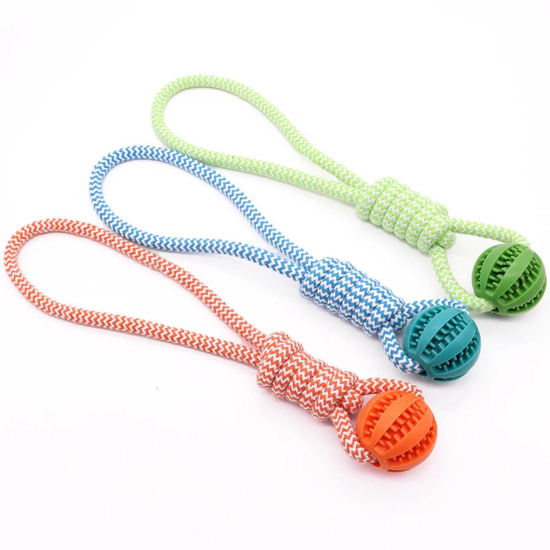 Dog Toy Ball with Rope for Feeding, Self-Entertainment, Boredom Relief, Durable Chew Toy, Pet Supplies