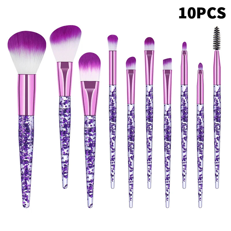 8/10pcs Makeup Brush Set Professional Super Soft Detail Brush Blush Brush Foundation Concealer Eyeshadow Brush Beauty Tools