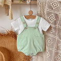 Baby Romper  Fashion Toddler Clothes  Short Sleeve Newborn Bodysuit Infant Jumpsuits 0-18 months ﻿