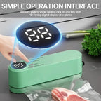 Well-Designed Fast-Compact Vacuum Sealer Machine Food Grade Plastic Seals Both Vacuum Bags And Roll Bags Ideal Kitchen Accessory