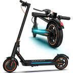 Electric Scooters for Adults&Teen, 550W Motor 19Mph Top Speed E-Scooter, 19 Miles Range, Folding w/Side Lights, UL2272 Dual Brake & App