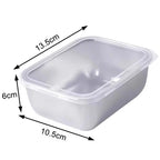 Stainless Steel Food Storage Container with Lid - Airtight Fresh-Keep Box for Fridge | Small Thickened Kitchen Organizer