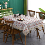 Lace Embroidery Tablecloth, Luxury Table Cloth, Wedding Banquet, Party Table Cloths, Furniture Cover, Home Table Covers