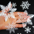 Christmas Window Cling Stickers Santa Claus Reindeer Snowflake Gift Box Window Decals for Xmas Home Shop Glass Door Window Decor