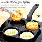 4-Cup Nonstick Frying Pan Egg Pancake Cooker Induction Gas Compatible Breakfast Maker Holiday Gift Kitchen Cooking Tool