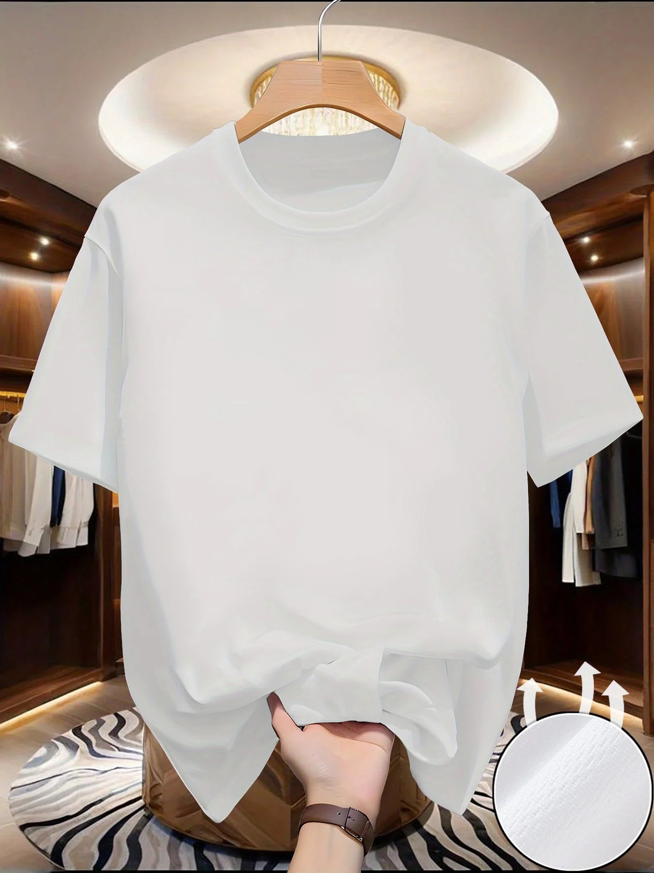 2026 New Men's running T-shirt, spring/summer slim-fitting T-shirt, quick drying short sleeved breathable sports Modern T-shirt
