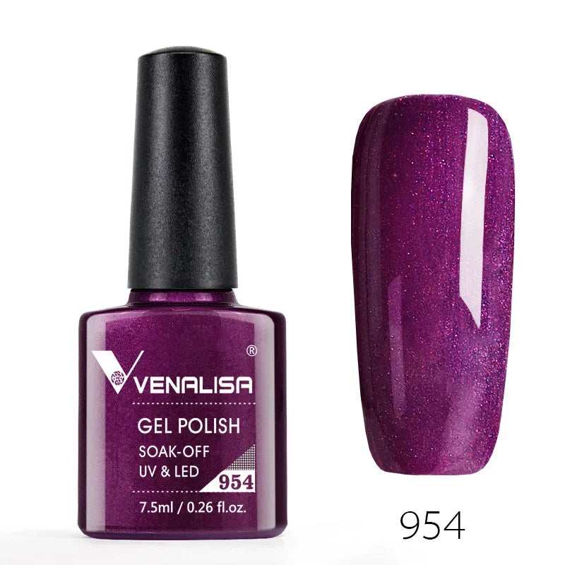 Venalisa Neon Gel Polish Varnishes Hybrid Nails For Manicure 7.5ml Semi Permanent Soak off Enamel Gel Polish UV Nail Gel Polish