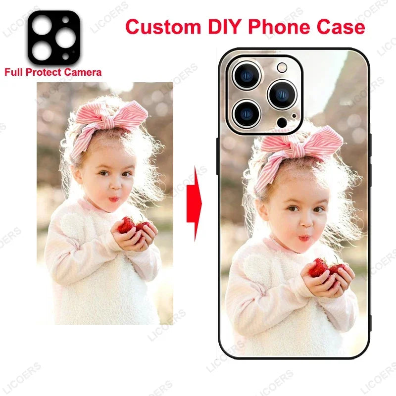 Custom Matte Case for iPhone 17 16 15 14 13 12 11 Pro Max 16e S25 S26 Pixel 10 9 DIY Personalized Photo Picture Soft Cover Funda