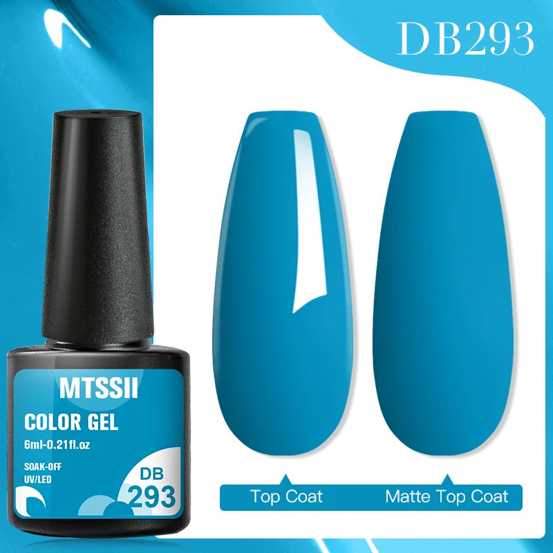 Mtssii 7ML Colorful Reflective Gel Nail Polish Glitter Sparkling Flash Glitter Gel Polish Semi Permanent Varnish Soak Off Nails