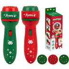 Christmas Handheld Flashlight Projection Lamp Early Education Toys Image Recognition, Cognition, Fun cartoon Projector Gifts Kid