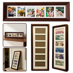 3 inch Photo Frame, 6-frame Picture Display Frame Retro Minimalism Home Decor Ornament  for Memorabilia Award Photos