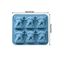 3D Highland Cow Ice Silicone Mold with 6 Cavity For DIY Whiskey Cocktails Beer Drinks For Home Kitchens Bars Jelly Tools