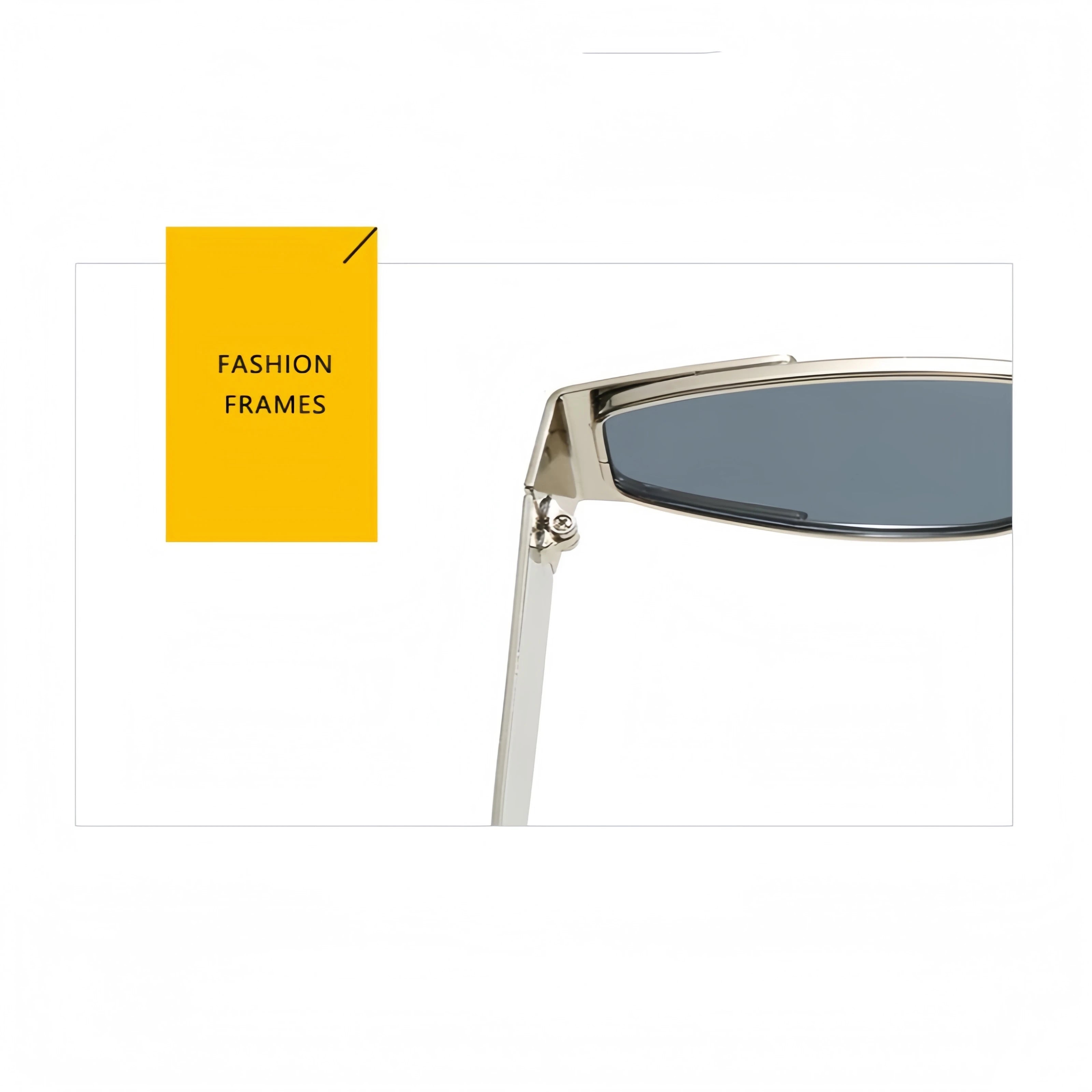 Fashionable Square Small Frame Metal Sunglasses for Men and Women, Hip-Hop Style, Street Photography, Anti-Uv Sunglasses