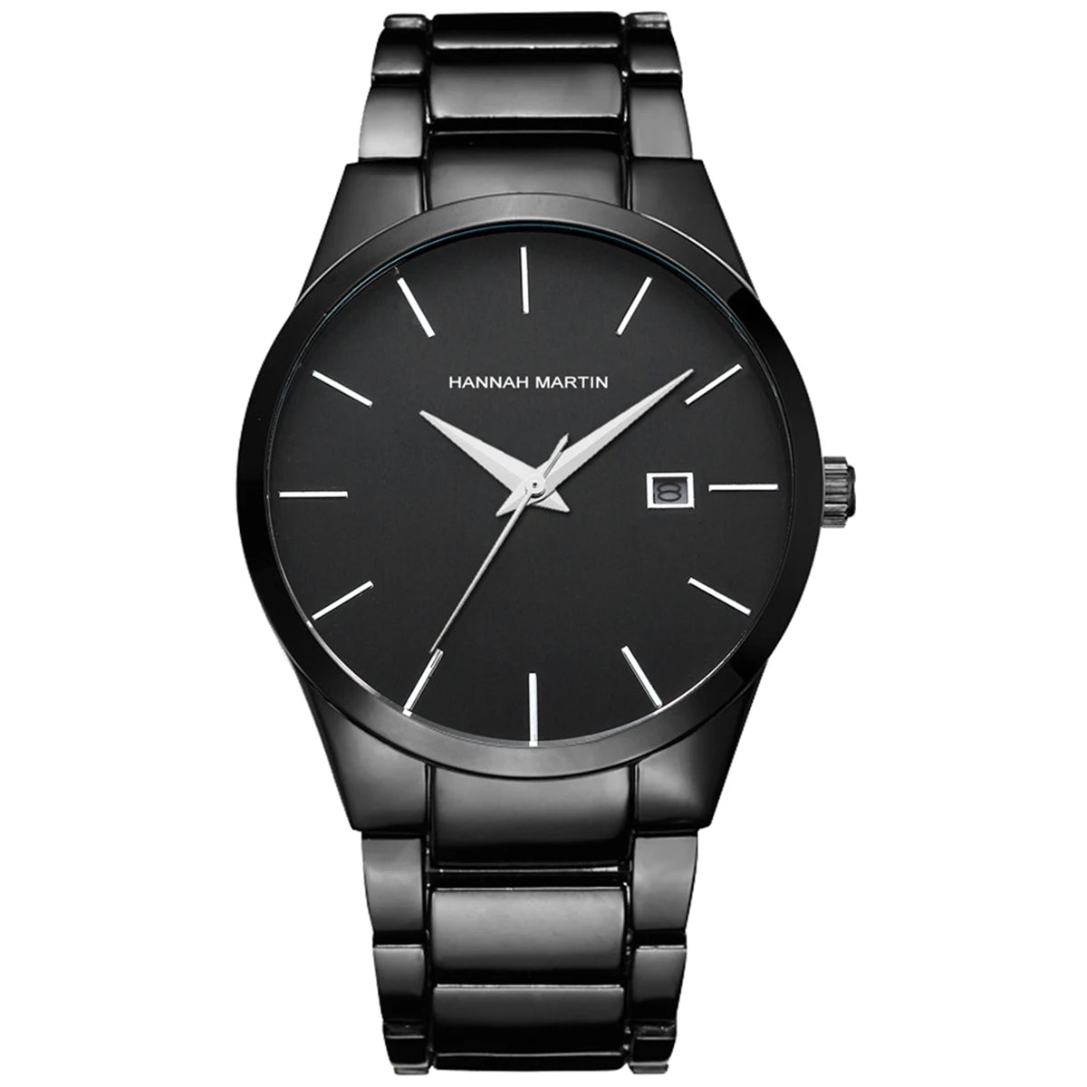 2 Pieces Quartz Watches For Couples Black Stainless Steel Business Men's Clock Casual Minimalist Women Gift Watch Pareja Regalo