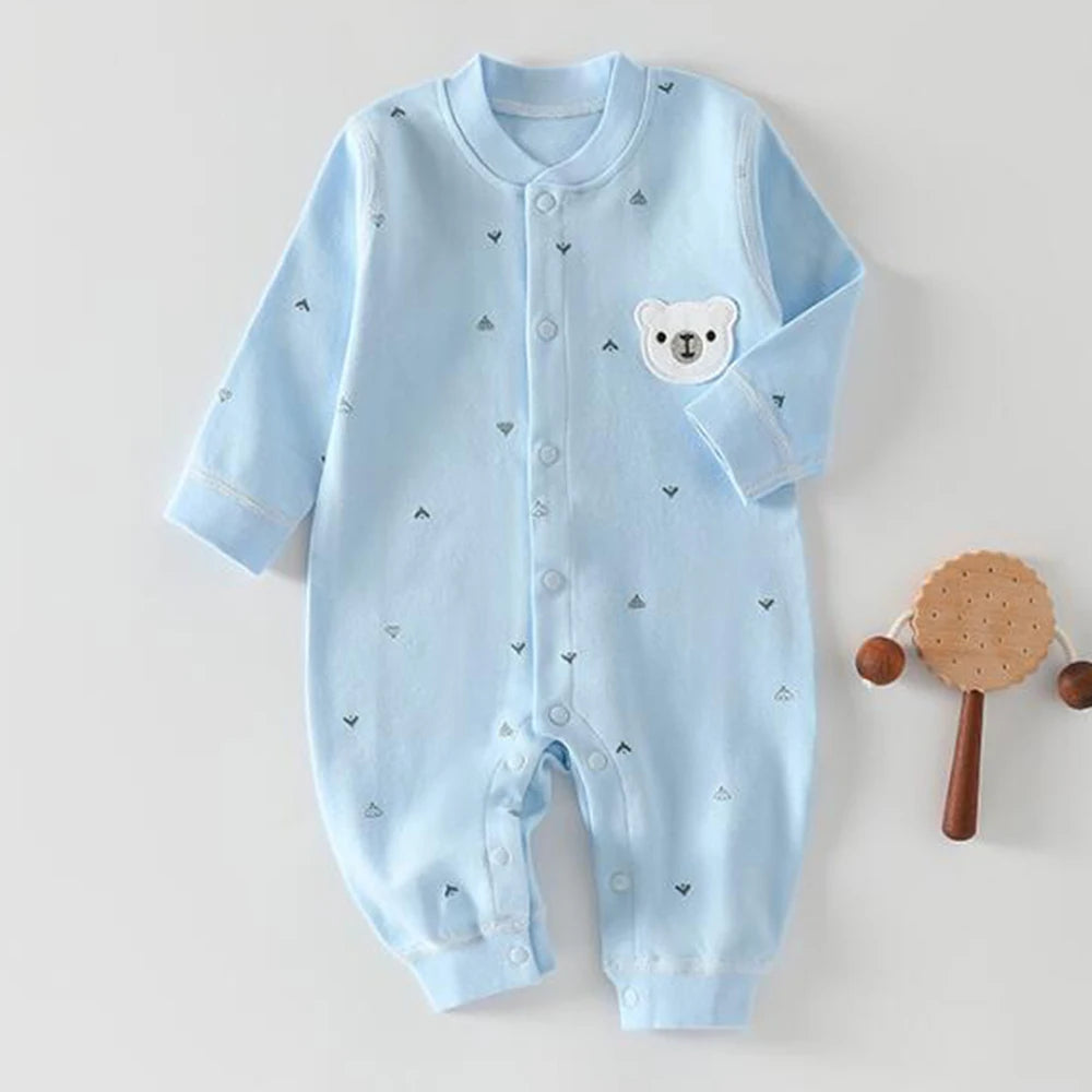 Unisex Baby Clothes Newborn Baby Girl Romper Long Sleeve 100% Cotton Spring Autumn Baby Jumpsuit For Boy