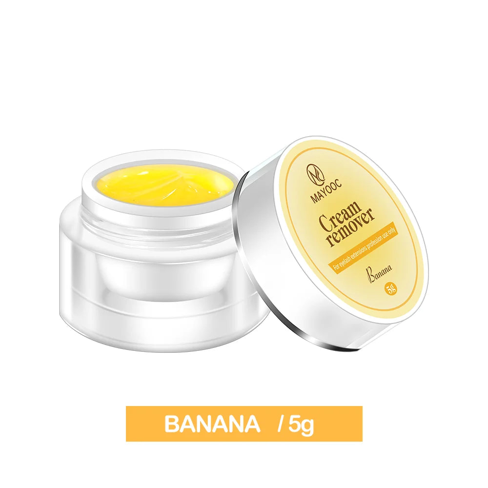 5/15g Cream Lash Remover for Eyelash Extension Low Irritation Eyelash Glue Remover Lash Tech Supplies for Professional Salon