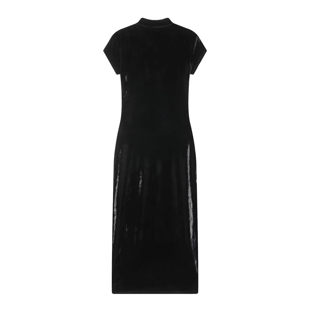 Women's Dress 2026 Autumn New Chinese Style Cheongsam Long Dresses For Women Chic Fashion Velvet Slim Elegant Dress ﻿