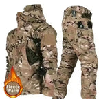 Winter Autumn Fleece Men Jacket Tactical Waterproof Suit Outdoor Fishing Hiking Camping Tracksuits Coat Thermal Suit