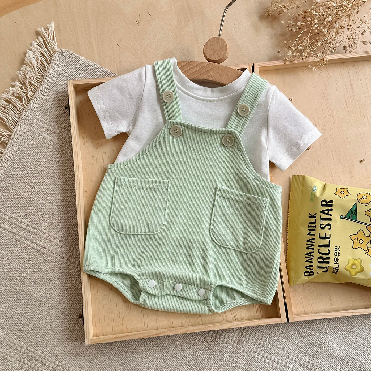 Baby Romper  Fashion Toddler Clothes  Short Sleeve Newborn Bodysuit Infant Jumpsuits 0-18 months ﻿