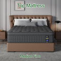 12/14inch Memory Foam Hybrid Mattress With Pocket Springs, Twin, Full, Queen, King, Sizes In A Box, Medium Firm, Mattresses For Support Comfort, Fiberglass-Free Suitable For Home Bedrooms, Hotels And Halls Of Residence