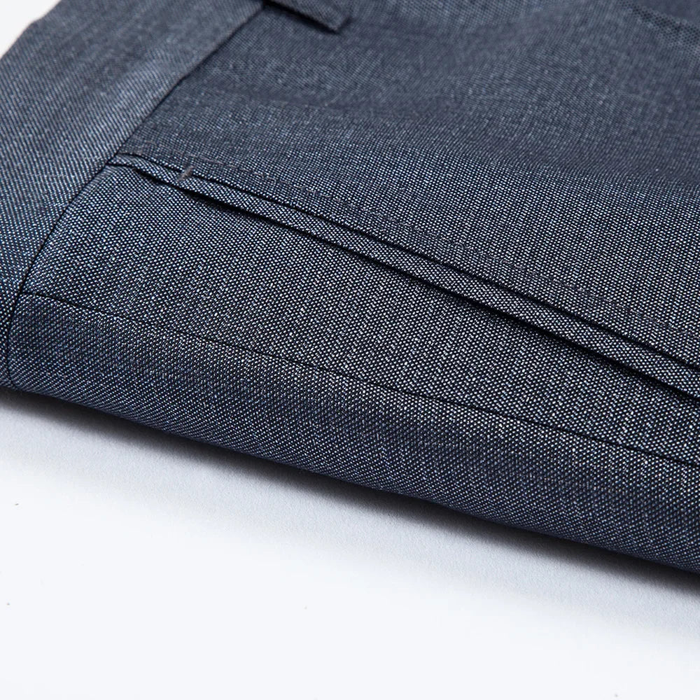 2021 Men Business Silk Suit Pant Plus Size 29-56 Spring Summer New Fashion Formal Men Casual Pant Buckle Trousers For Male