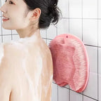 Foot Wash Brush Rub Back with Sucker Brush Bathroom Tool Foot Massage Pad Shower Massage Mat Exfoliating Bath Pad Bath Sponge