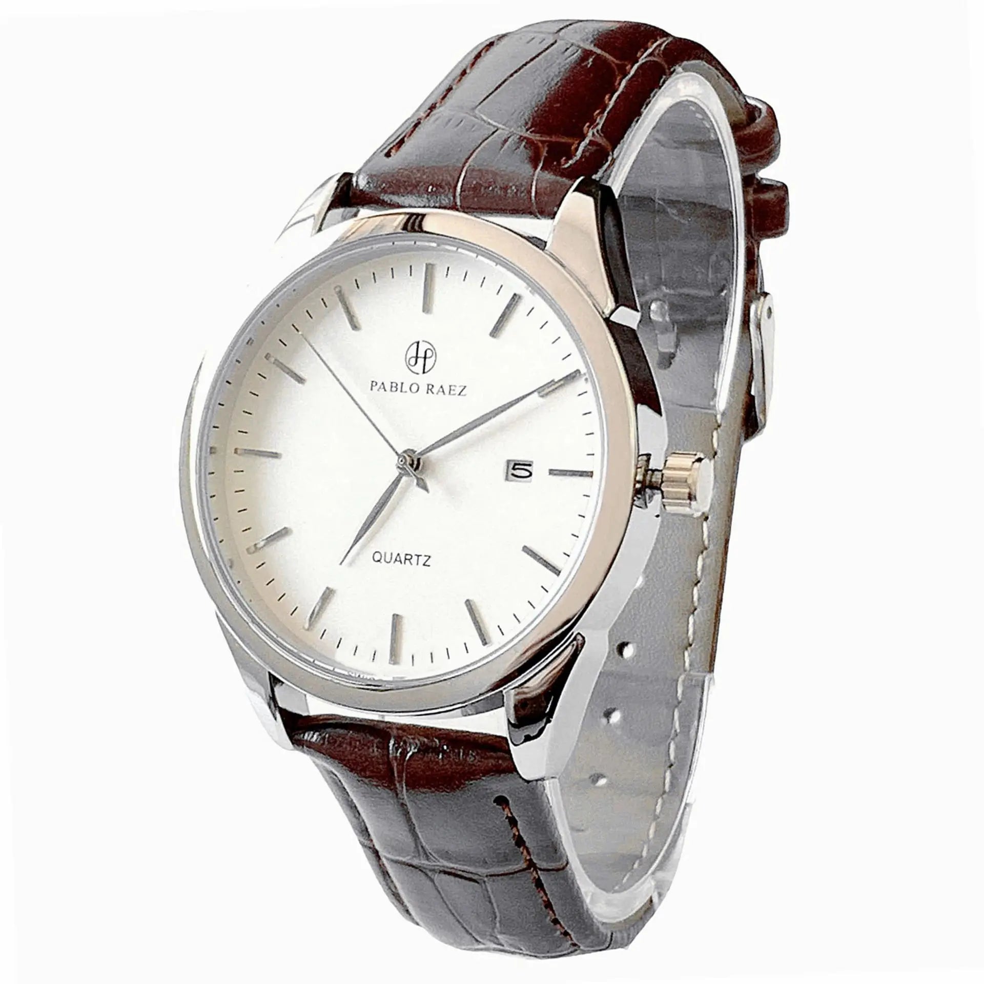2026 New Men's and Women's Minimalist Watch Leather Strap Quartz Watch New Year's Gift