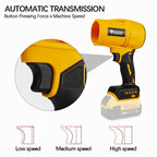 Electric Goddess 1500W Brushless Electric Turbo Blower Jet Fan 200M/S Air Blower Violent Blowing Tool For Dewalt 20V Battery