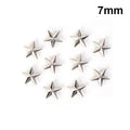 Metal Silver Star Rivets DIY Clothes Shoes Bags Handmade Clothing Accessories Punk Leather Studs Spikes Spots Nails Head Buttons