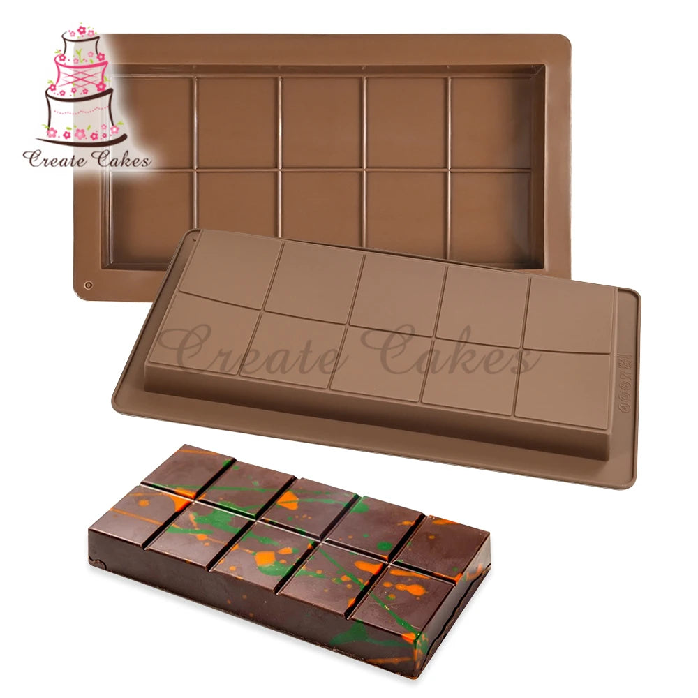 Popular Dubai Silicone Chocolate Mold Baking Tools Non-Stick Silicone Cake Mould Jelly Candy 3D DIY Molds Kitchenware