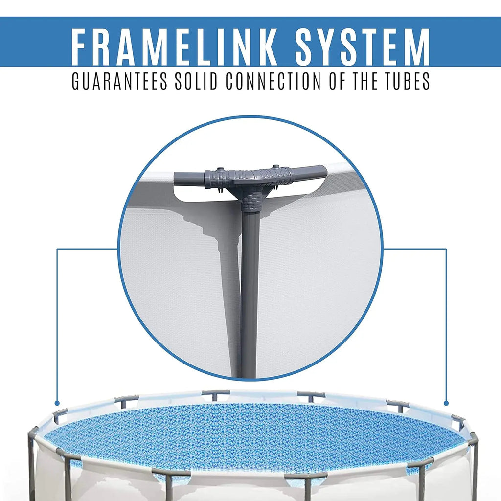 Swimming Pool Steel Pro MAX 56406 - FrameLink System - Easy to assemble  305 x 76 cm Incl. Cleaning Kit, Customized