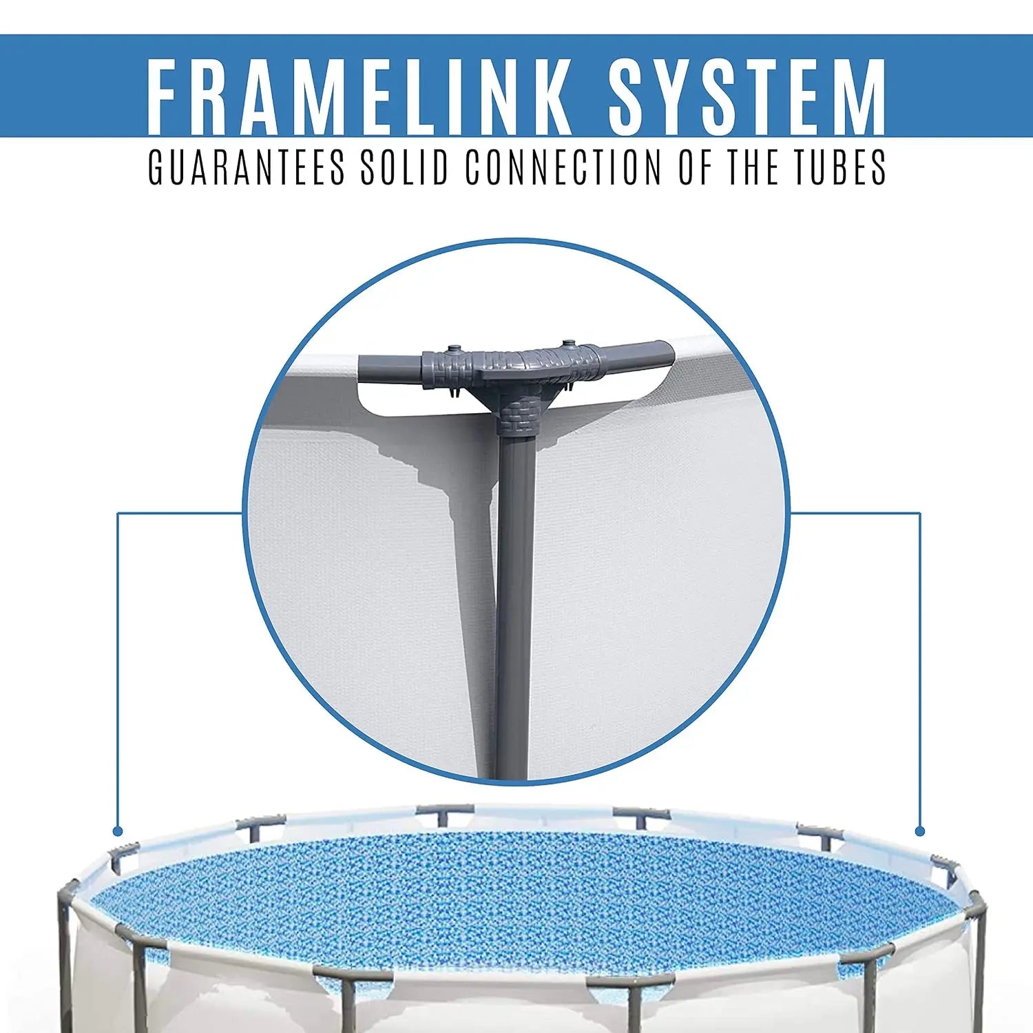 Swimming Pool Steel Pro MAX 56406 - FrameLink System - Easy to assemble  305 x 76 cm Incl. Cleaning Kit, Customized
