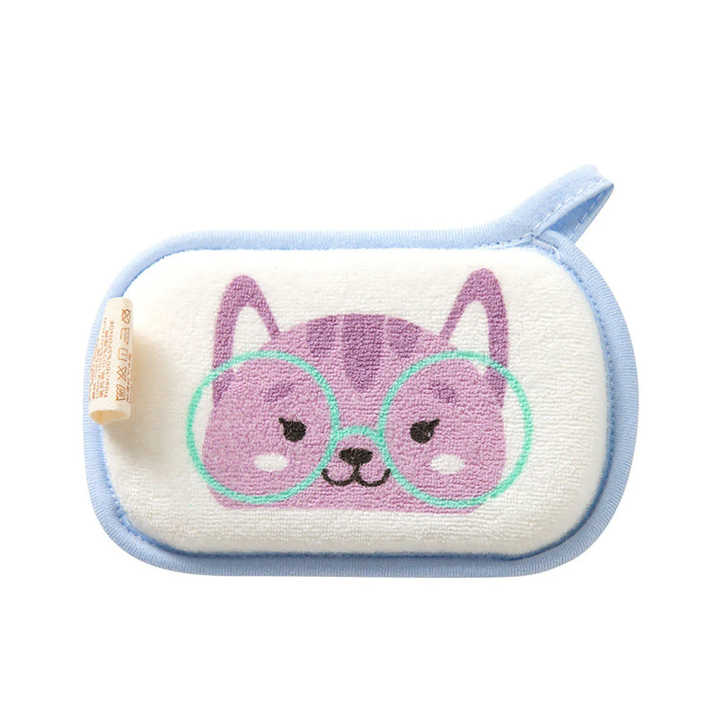 Cute Print Kids Baby Shower Bath Sponge Rub Cartoon Elephant Body Wash Towel Infant Toddle Newborn Bath Brushes Soft Rub