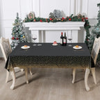 5pcs Plastic Dot Disposable Table Cloth for Parties,Plastic Tablecloth,Golden Dots Table Covers for Picnic,Birthday,Party