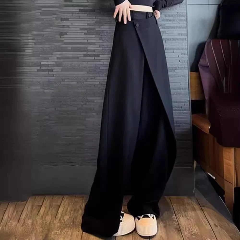 Pants Women 2025 Fashion New Irregular Loose Style Autumn Spring Women Pants Euro-America Style