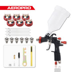 AEROPRO LVLP Spray Gun A610/R500 Home Professional Airbrush For Car Pneumatic Automotive Paint Gun Kit 1.3 1.4 1.5 1.7 2.0 2.5mm