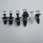 100pcs Auto Fastener Clip Mixed for Opel Vauxhall Astra K Corsa E