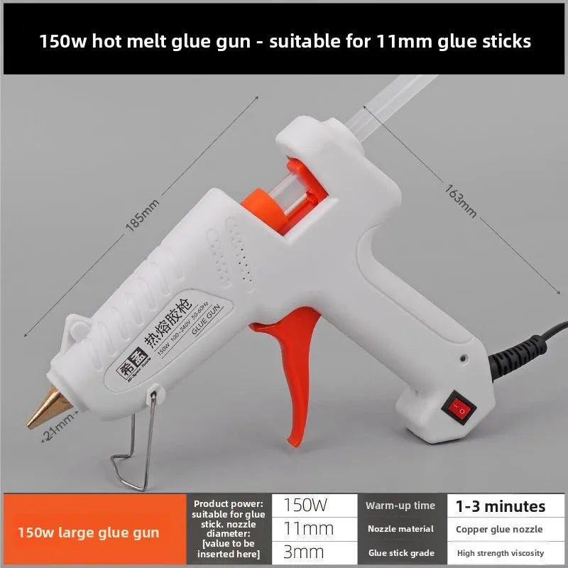 Hot Melt Glue Gun with Switch .suit Glue Stick Mini Indusrial Adhesive Hot Gun Electric Heat Temperature Gun Repair Tool