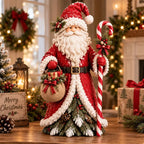 2026 Christmas Wooden Ornaments Holiday Desktop Decoration Snowman Santa Claus Witch Character Ornament Home Furnishings