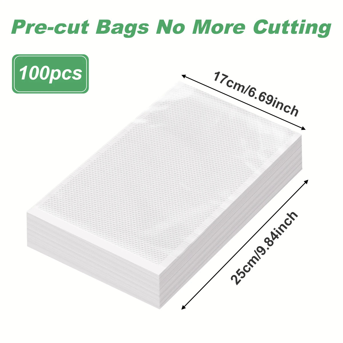 Vacuum Sealed Food Storage Bag Sealer, for Vacuum Preservation Machine, Food Packaging, Freshness Preservation for Kitchen