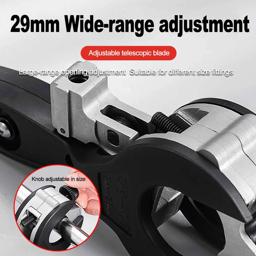 Ratchet Tube Pipe Cutter Knife 6-23mm/8-29mm Stainless Steel Copper Aluminium Ratchet Scissors Hose Cutting Hand Tools Universal