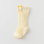 Summer Baby Socks Outdoor Anti-mosquito Newborn Infant Mesh Knee High Socks Cute Animal Cotton Breathable Kids Long Socks