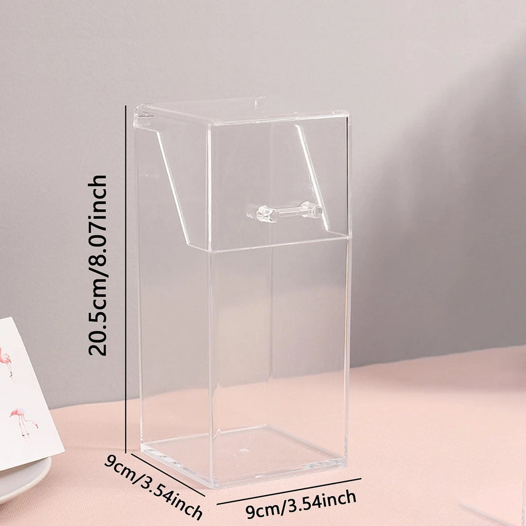 1pc makeup brush storage box, simple and transparent multifunctional makeup brush storage rack, simple, durable and practical